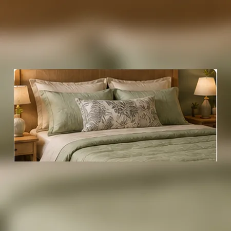 Jogo de Cama Queen 4 Peças Percal 200 Fios